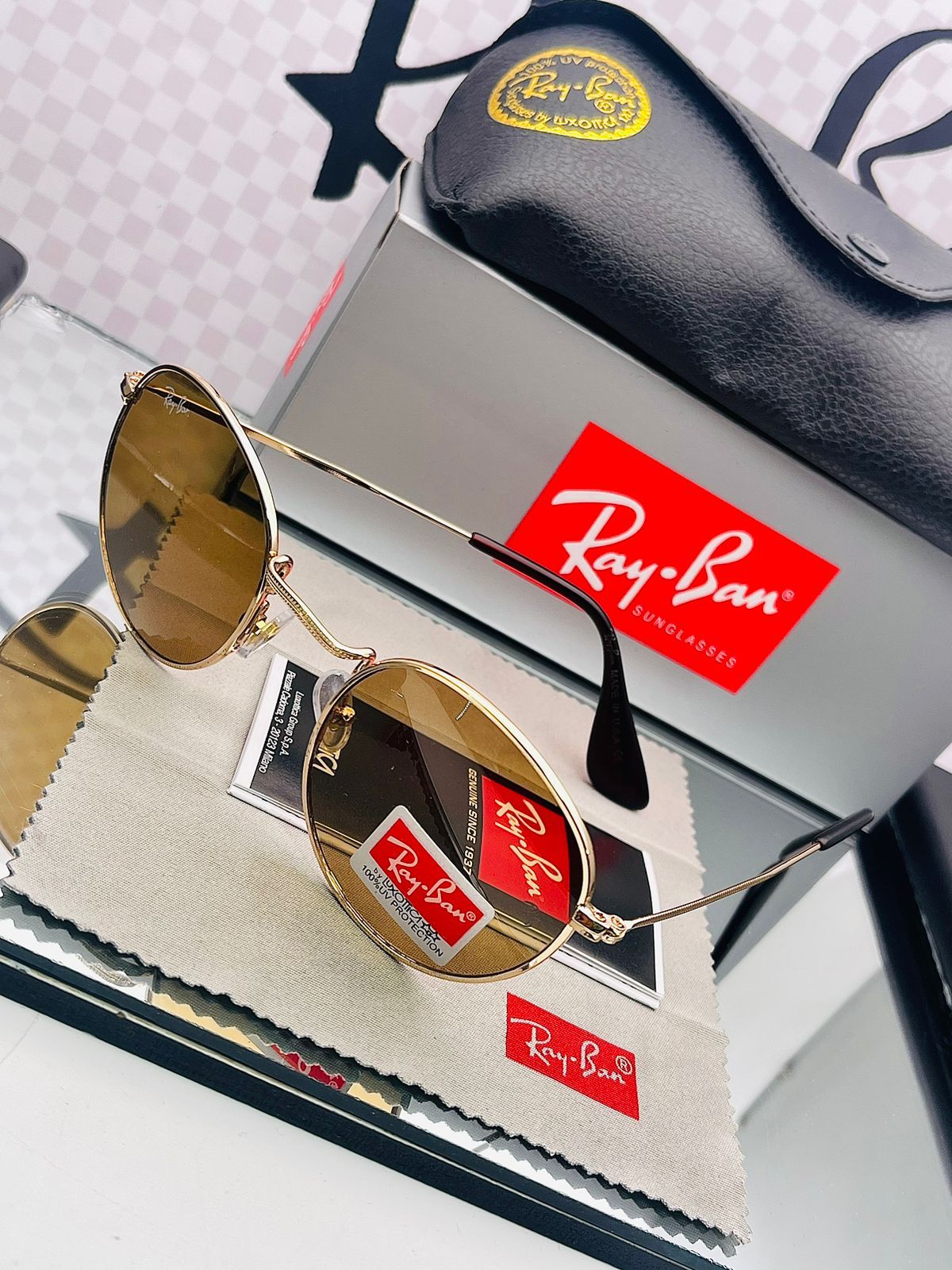 GAFA RAYBAN ROUND 3447