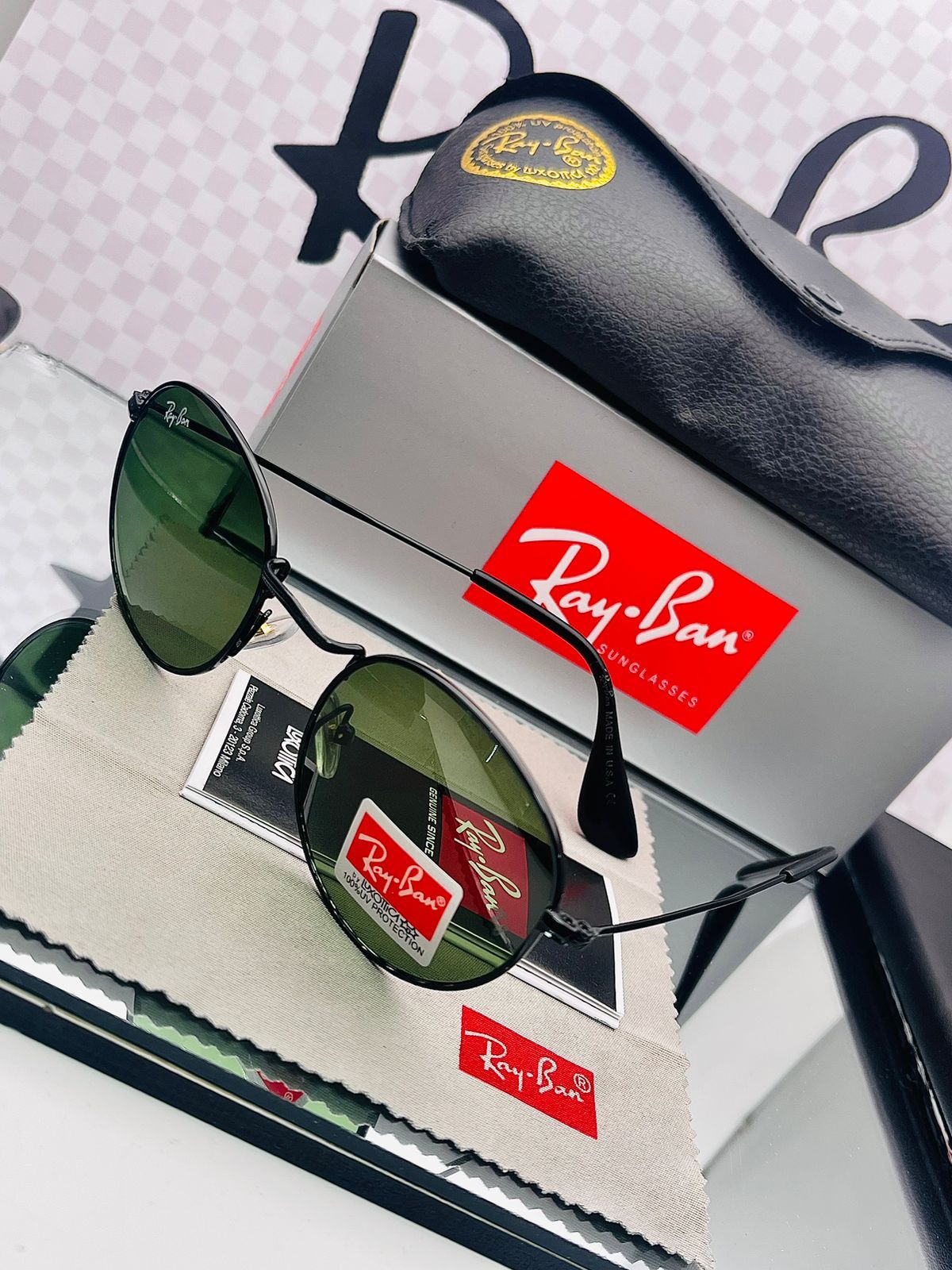 GAFA RAYBAN ROUND 3447