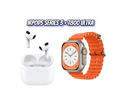 Ultra® Reloj Inteligente T800 + Airpods serie 3