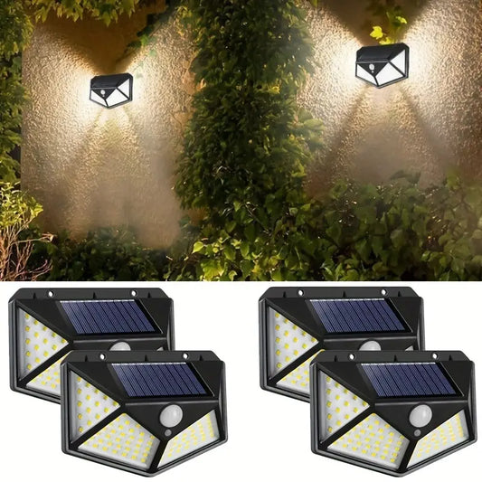 Lampara solar 100 LEDs