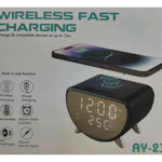 RELOJ DESPERTADOR CON CARGADOR INALAMBRI