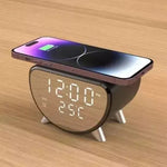 RELOJ DESPERTADOR CON CARGADOR INALAMBRI