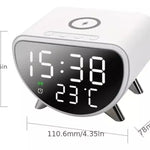 RELOJ DESPERTADOR CON CARGADOR INALAMBRI