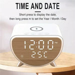 RELOJ DESPERTADOR CON CARGADOR INALAMBRI