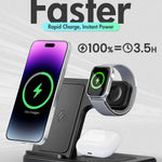 Cargador Inalámbrico 3 En 1 Para iPhone,