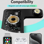 Cargador Inalámbrico 3 En 1 Para iPhone,