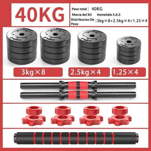 Kit de mancuernas de 40 Kg