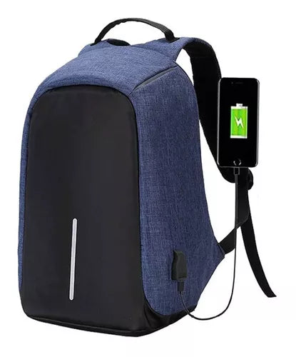 Bolso Morral Antirrobo con Puerto USB