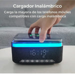 Parlante Reloj Despertador Cargador Inal