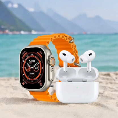 Ultra® Reloj Inteligente T800 + Airpods serie 3